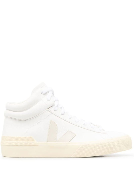 White Minotaur Leather High-top Sneakers