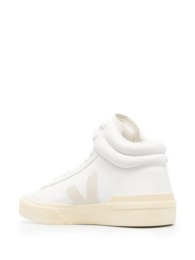 White Minotaur Leather High-top Sneakers
