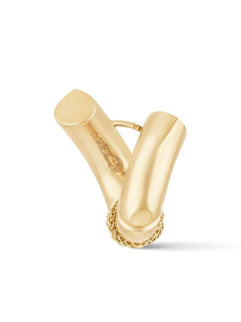 18k Yellow Gold Oera Knot Earrings