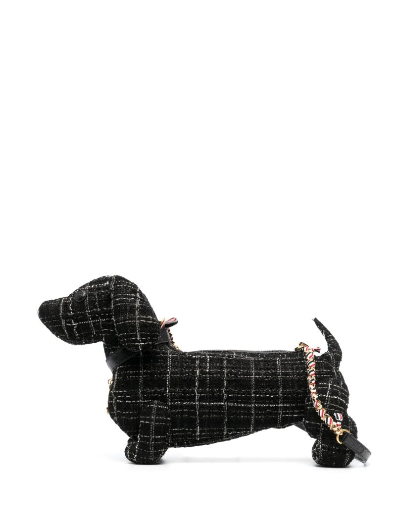 Black Mini Hector Tweed Shoulder Bag