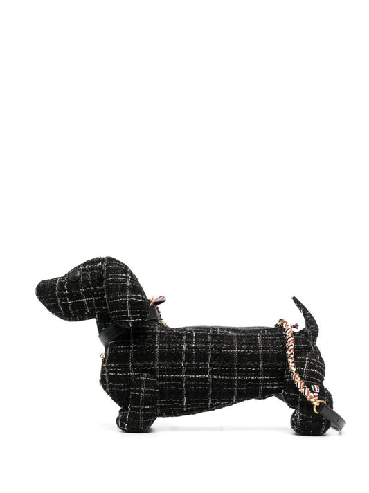 Black Mini Hector Tweed Shoulder Bag