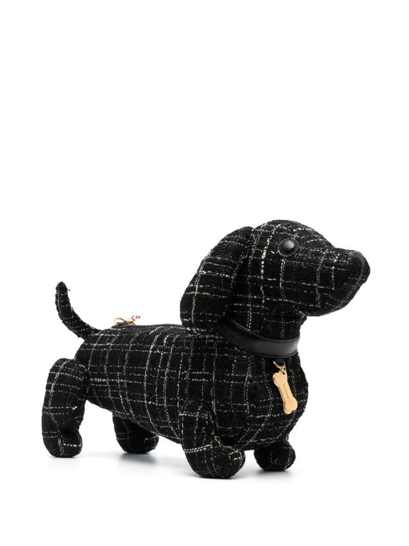 Black Mini Hector Tweed Shoulder Bag