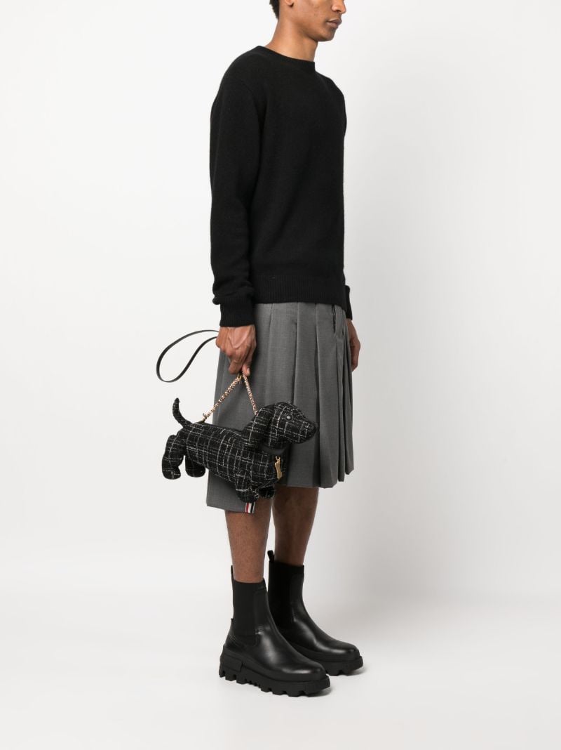 Black Mini Hector Tweed Shoulder Bag