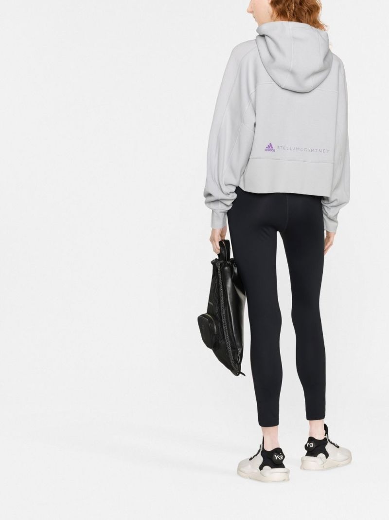 Grey Truelife Cropped Hoodie