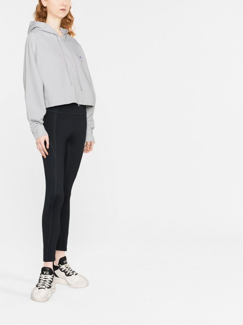 Grey Truelife Cropped Hoodie