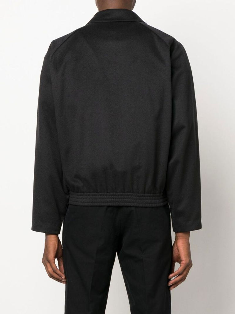 Blue Alain Zip-up Cashmere Jacket