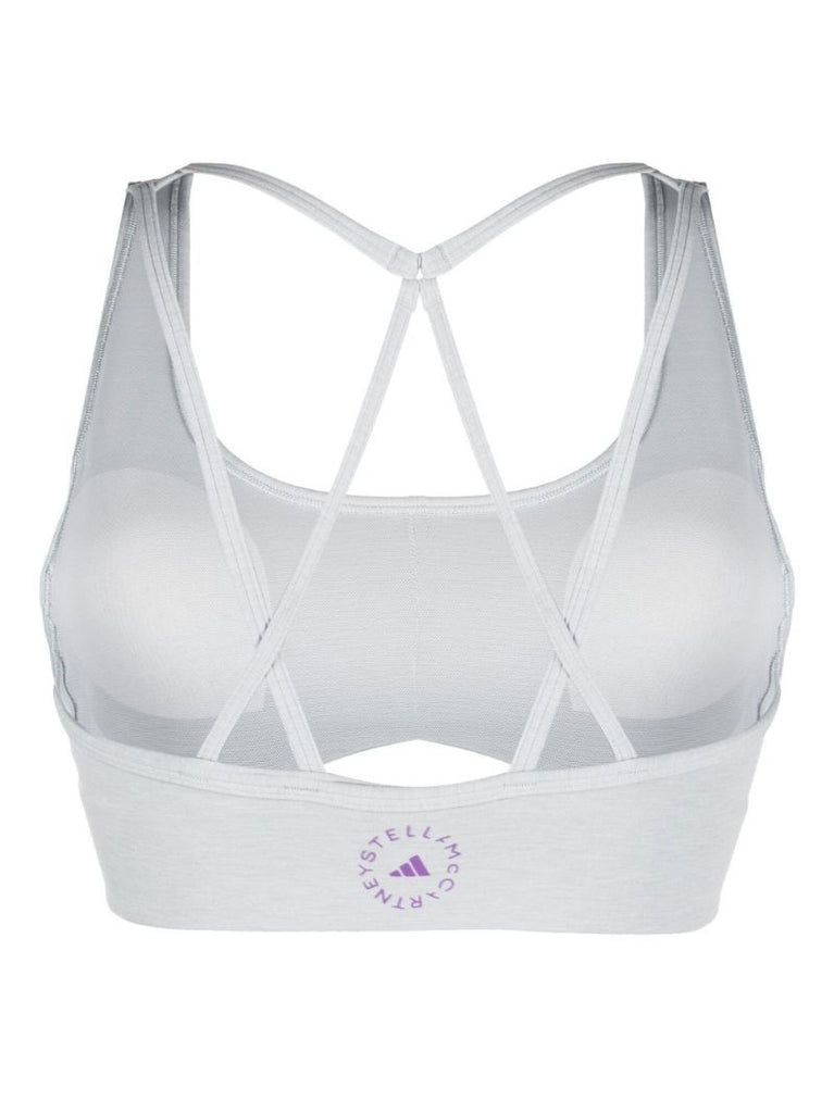 Grey Truepurpose Yoga Sports Bra