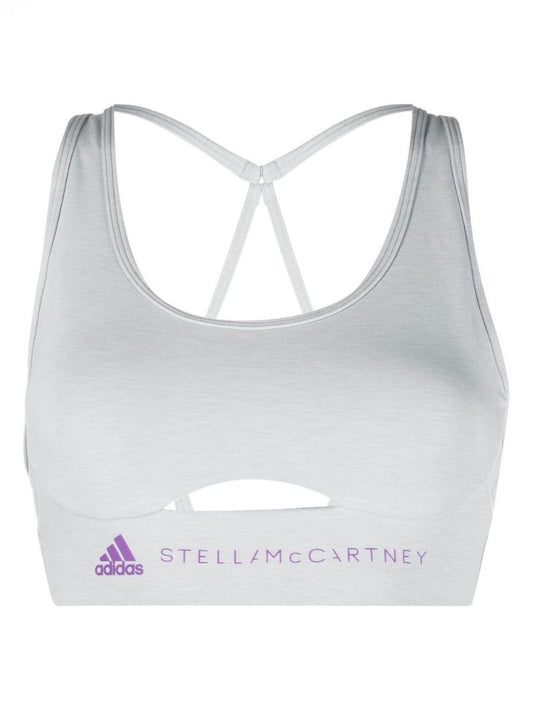 Grey Truepurpose Yoga Sports Bra