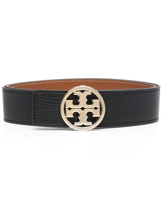 Black Miller Reversible Leather Belt