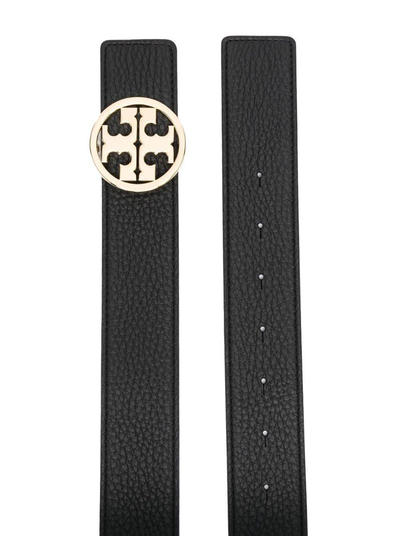Black Miller Reversible Leather Belt