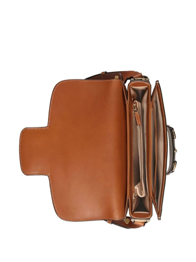 Neutral Horsebit 1955 Small Shoulder Bag