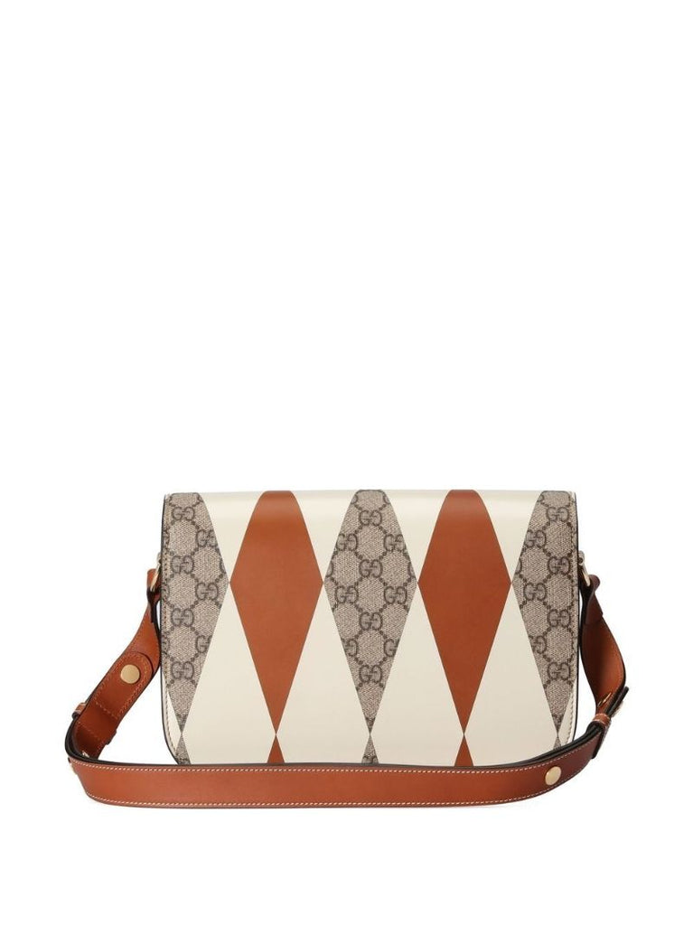 Neutral Horsebit 1955 Small Shoulder Bag