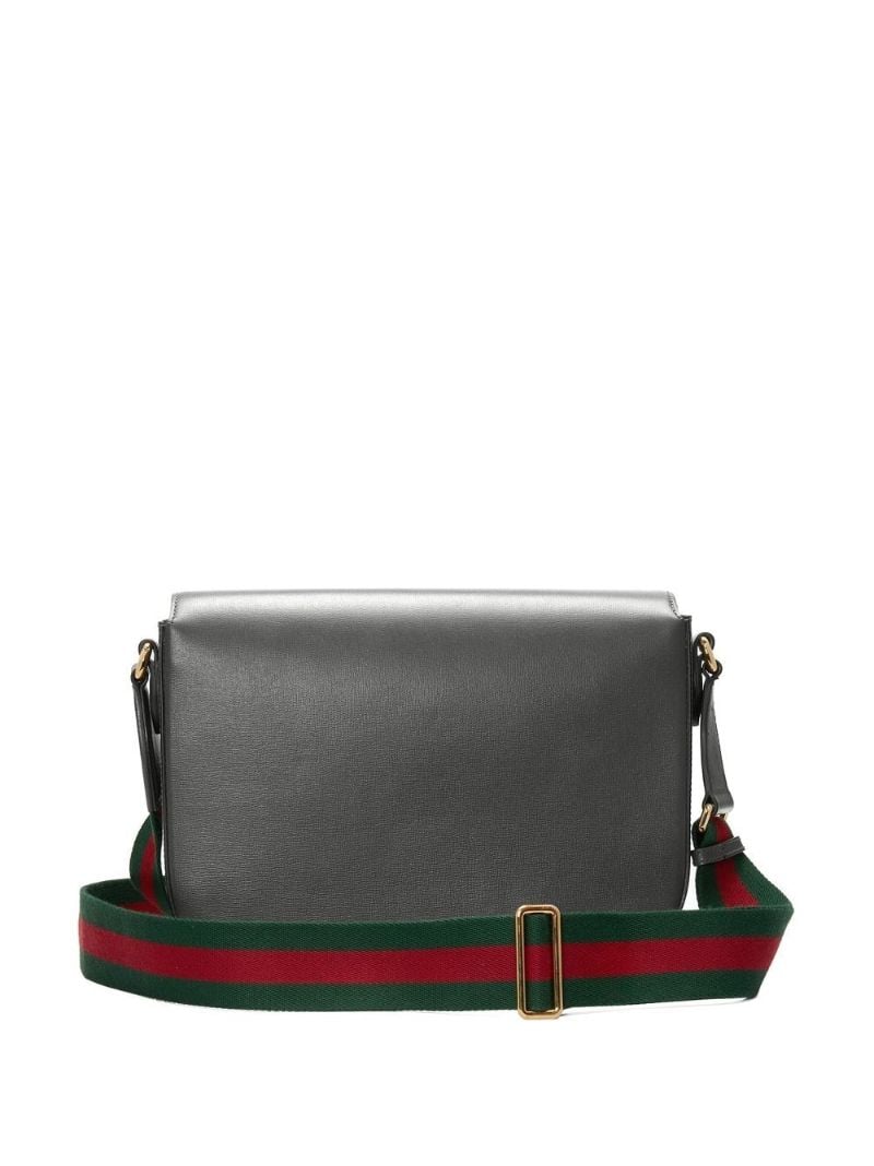 Grey 1955 Horsebit Shoulder Bag