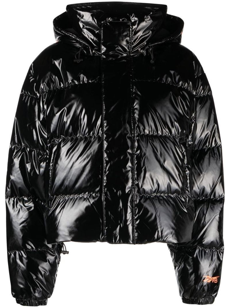 X Victoria Beckham Black Puffer Jacket