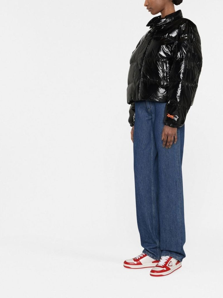 X Victoria Beckham Black Puffer Jacket