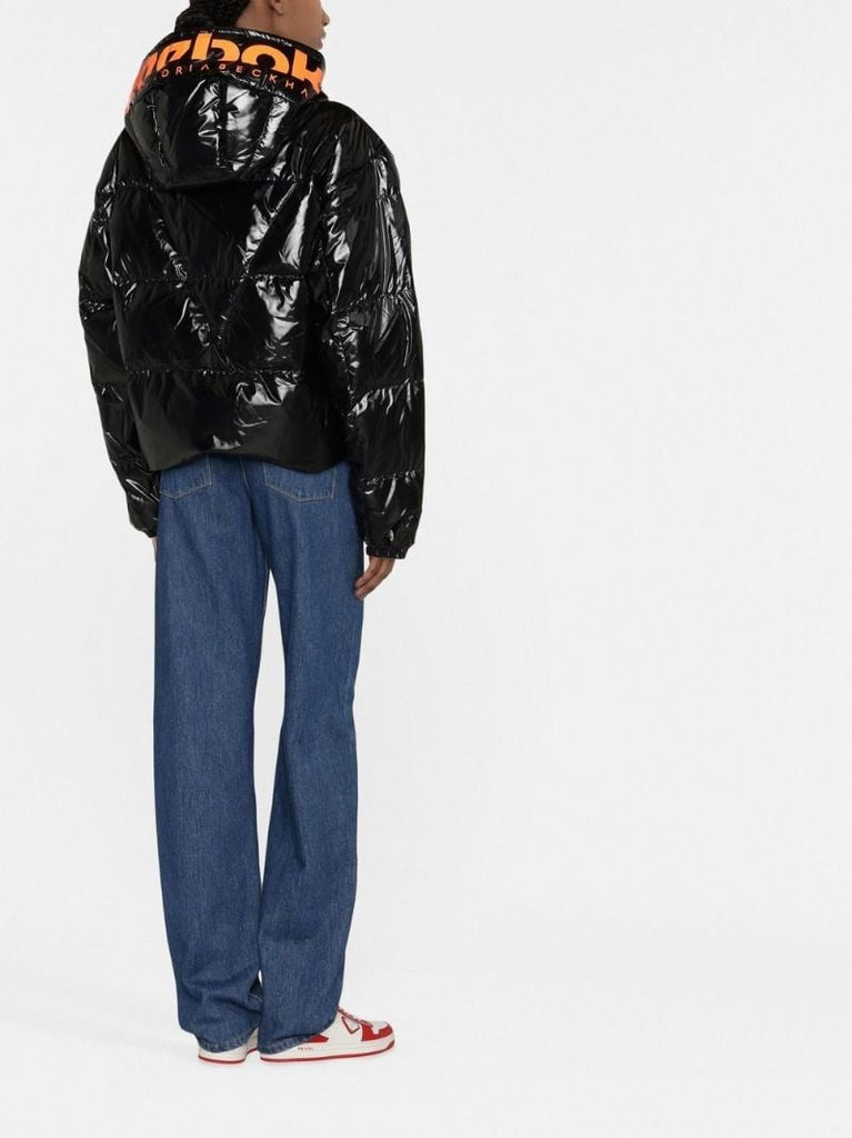 X Victoria Beckham Black Puffer Jacket