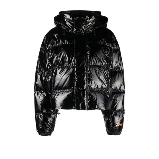X Victoria Beckham Black Puffer Jacket