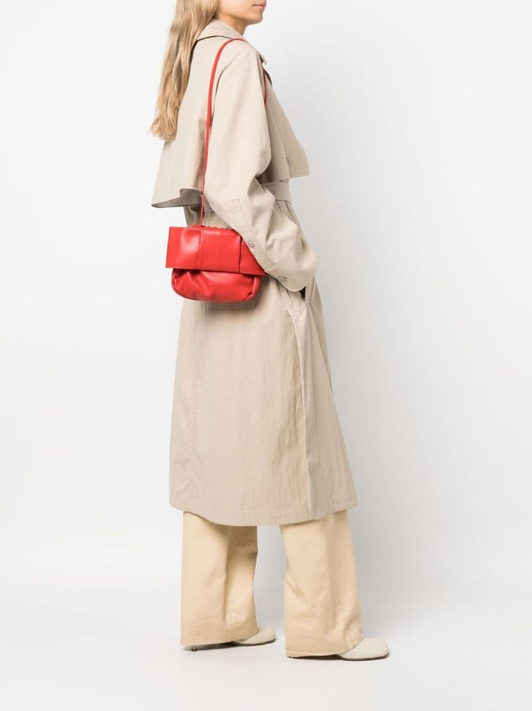 Red Bow Detail Clutch Bag