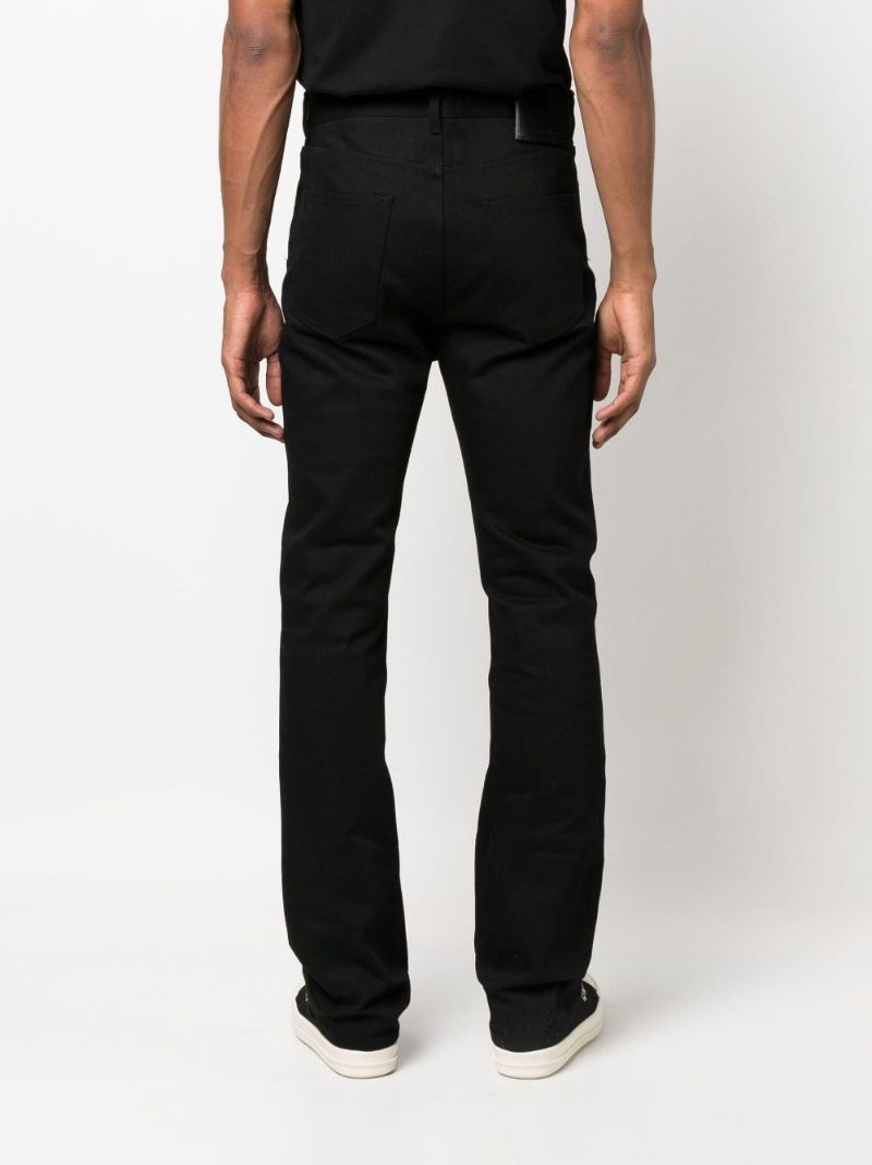 Black Jim Mid-rise Slim Jeans