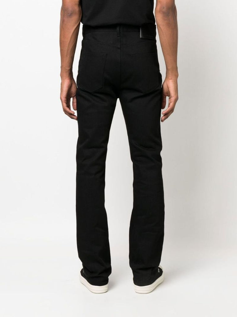 Black Jim Mid-rise Slim Jeans