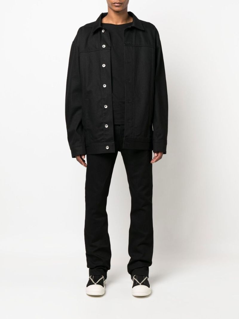 Black Jim Mid-rise Slim Jeans