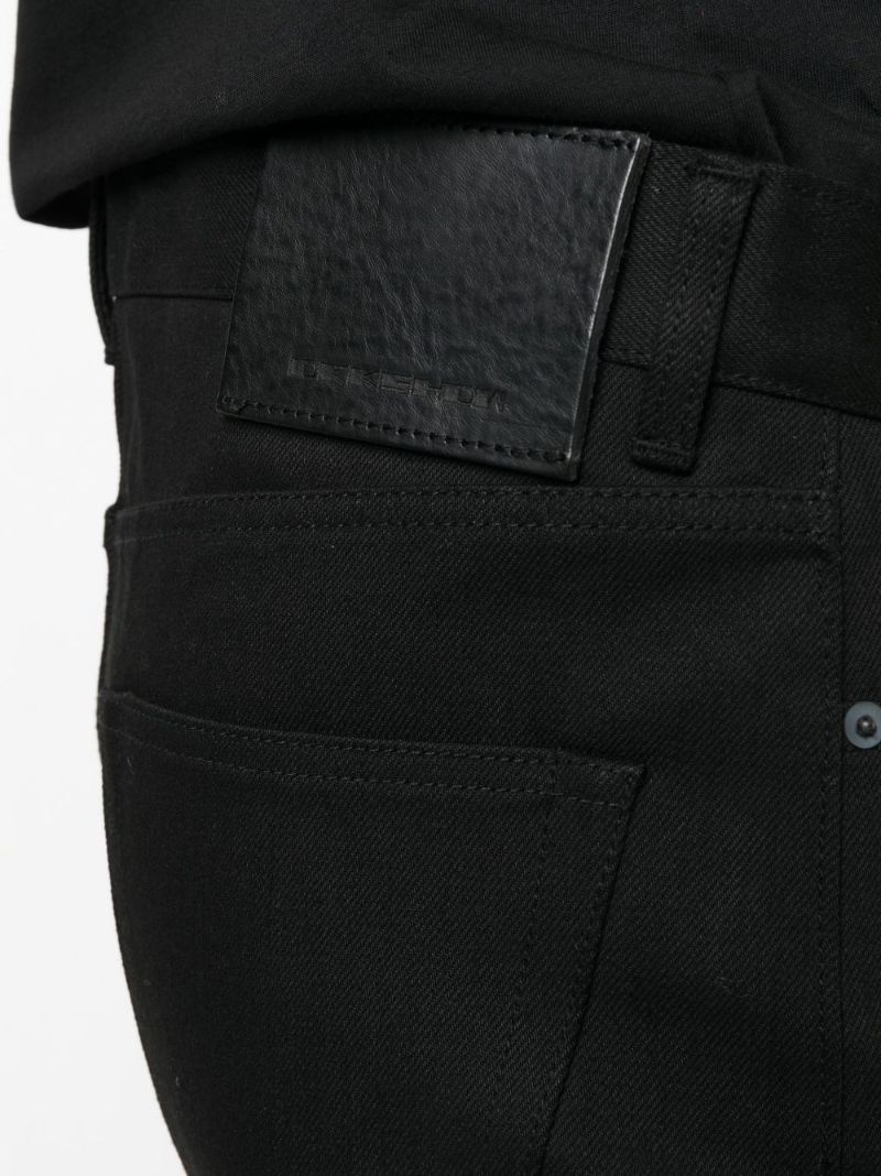 Black Jim Mid-rise Slim Jeans