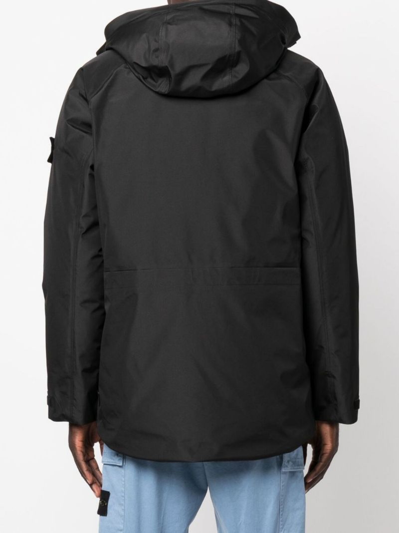 Black Hooded Gore-tex Jacket