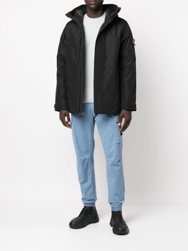 Black Hooded Gore-tex Jacket