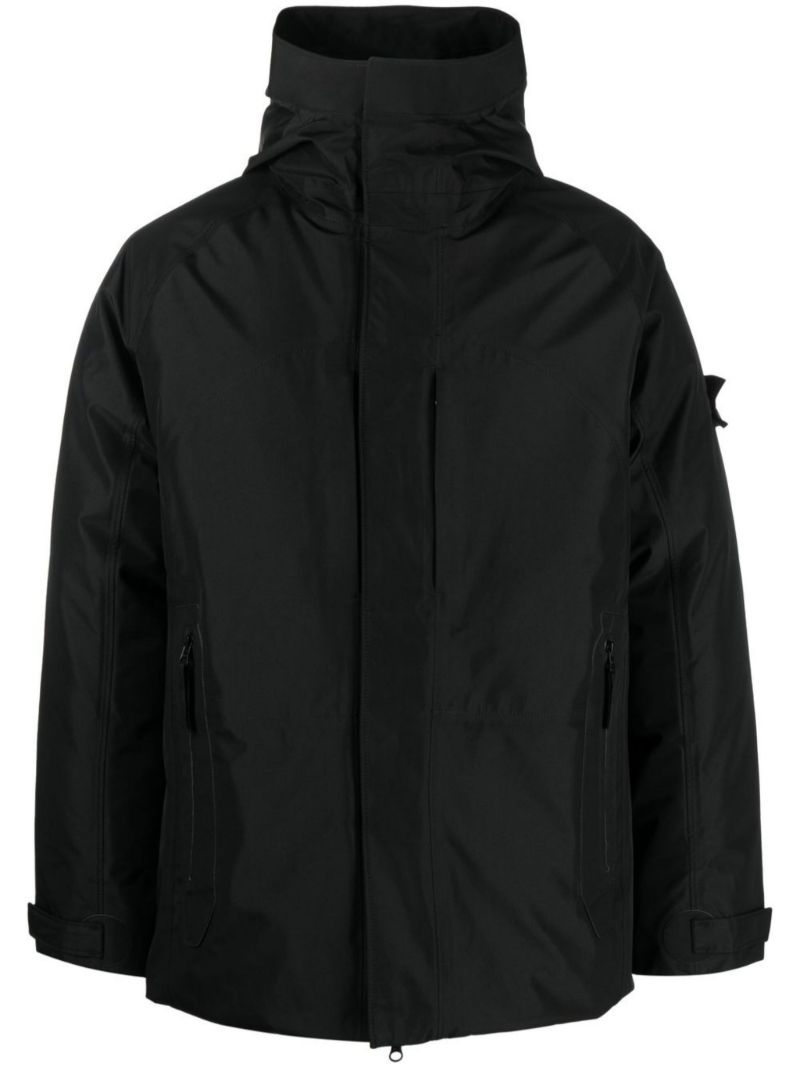 Black Hooded Gore-tex Jacket
