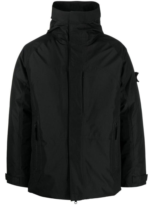 Black Hooded Gore-tex Jacket