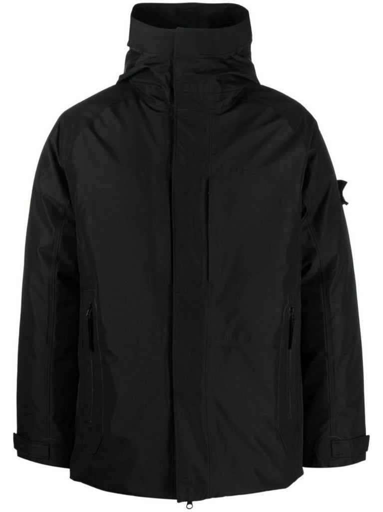 Black Hooded Gore-tex Jacket