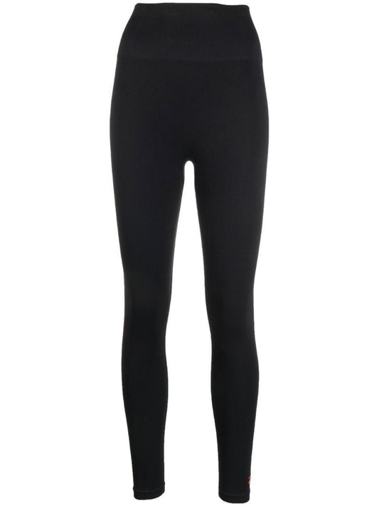 Black High-rise Seamless Leggings