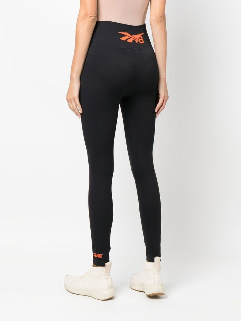 Black High-rise Seamless Leggings
