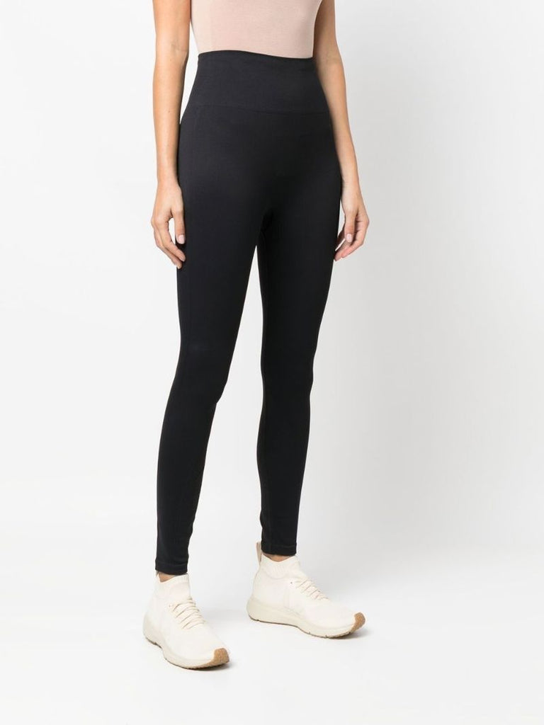 Black High-rise Seamless Leggings