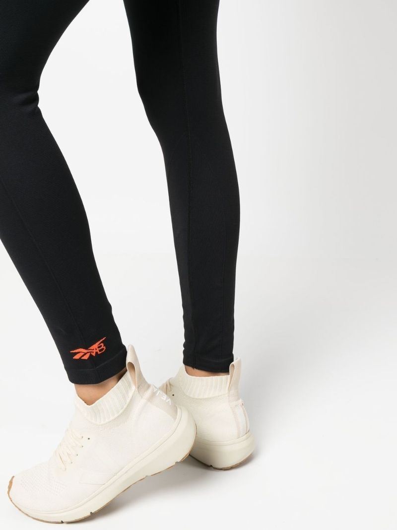 Black High-rise Seamless Leggings