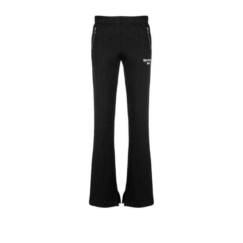 X Victoria Beckham Black Logo Print Track Pants