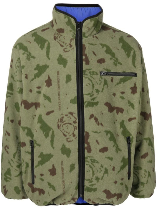 Green Reversible Fleece Jacket