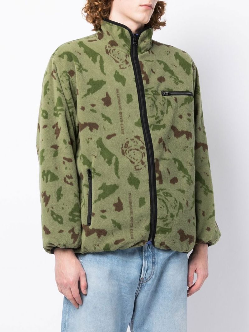 Green Reversible Fleece Jacket