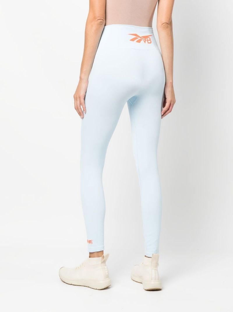Blue X Victoria Beckham High-rise Seamless Leggings