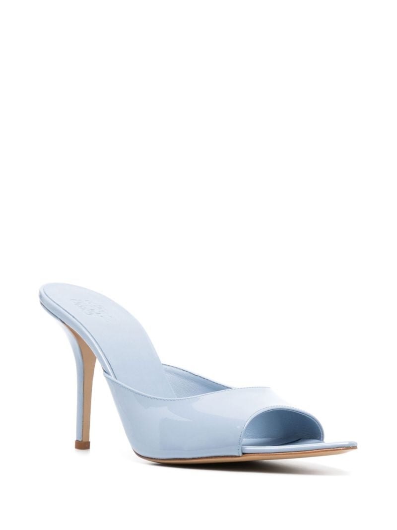X Pernille Teisbaek Blue Perni 04 85 Leather Mules