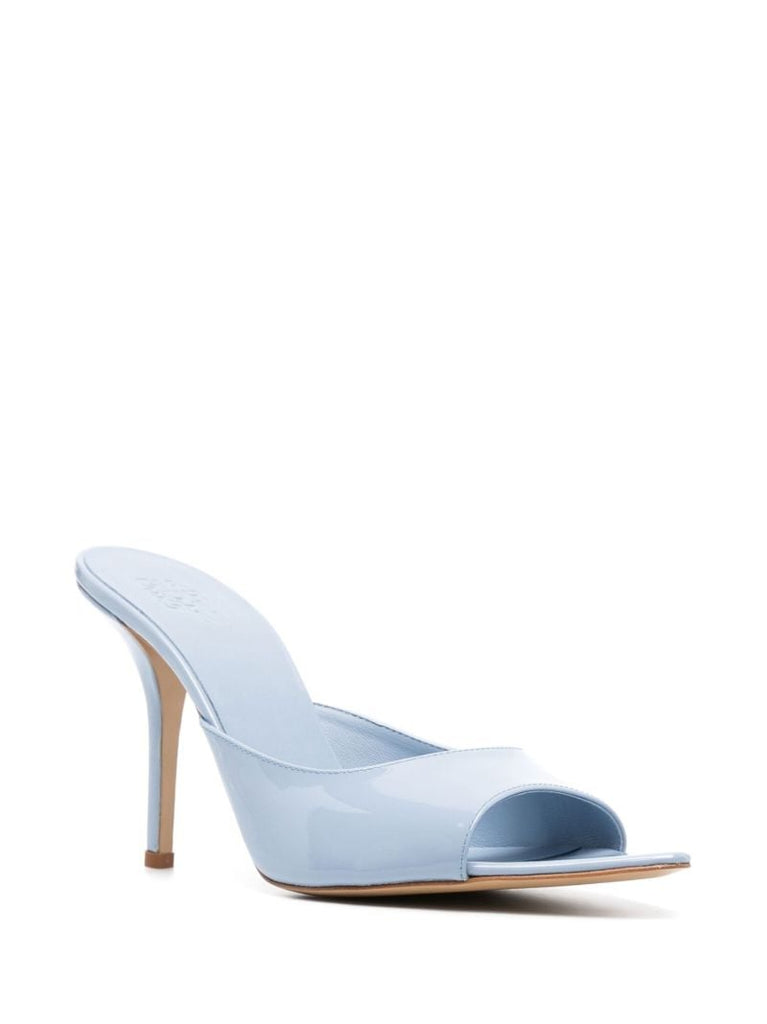 X Pernille Teisbaek Blue Perni 04 85 Leather Mules