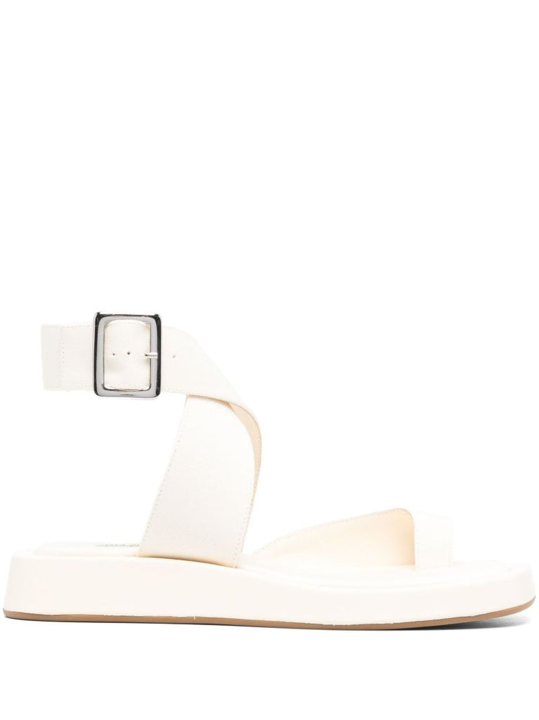 Neutral Rosie 4 Flat Leather Sandals