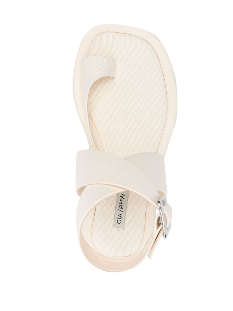 Neutral Rosie 4 Flat Leather Sandals