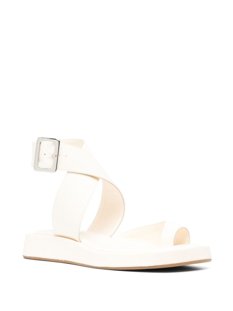 Neutral Rosie 4 Flat Leather Sandals