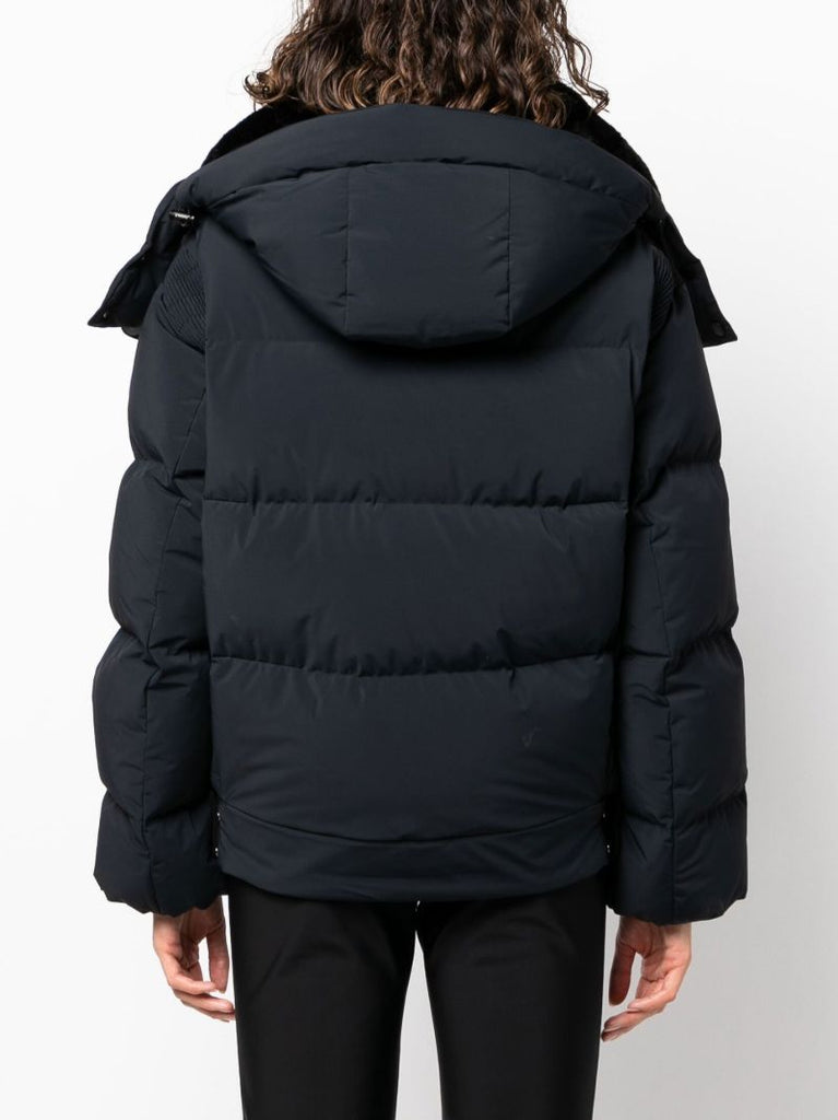 Black Dolores Quilted Ski Jacket