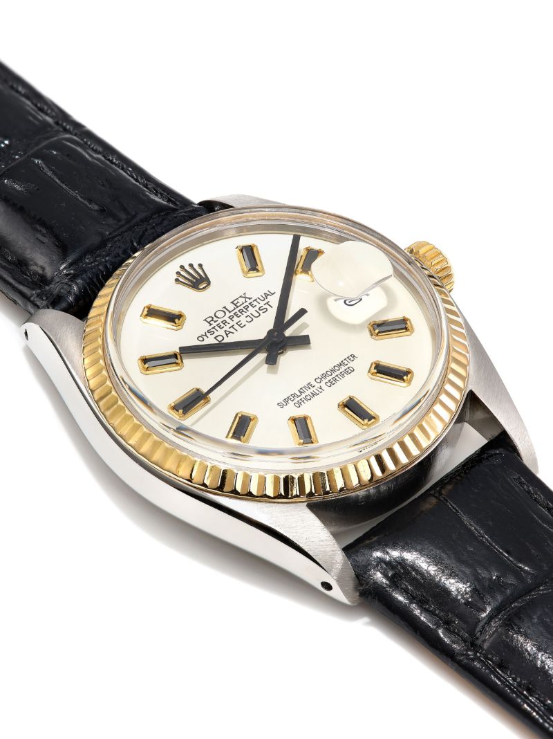Reworked Vintage Stainless Steel Rolex Datejust Watch
