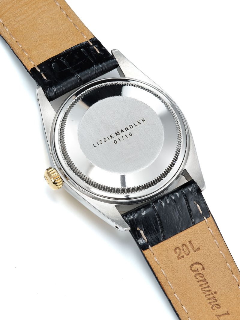 Reworked Vintage Stainless Steel Rolex Datejust Watch