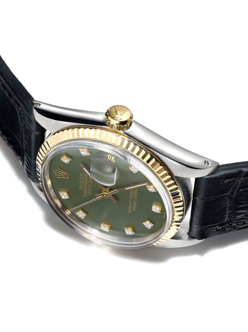 Reworked Vintage Stainless Steel Rolex Datejust Watch
