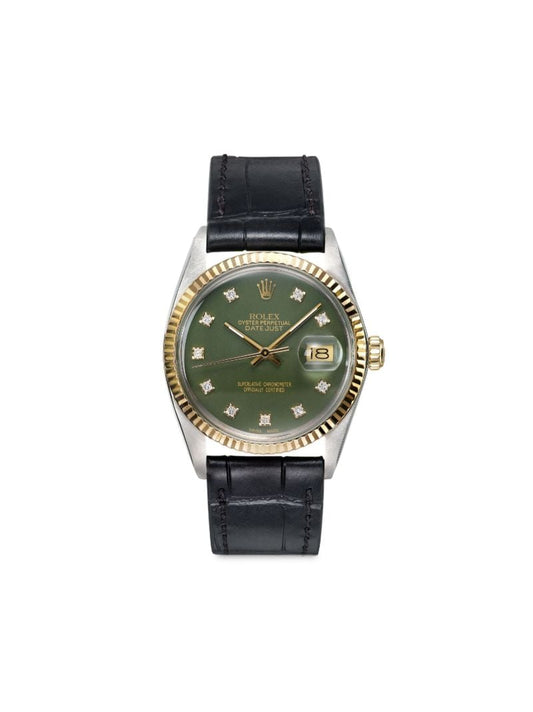 Reworked Vintage Stainless Steel Rolex Datejust Watch