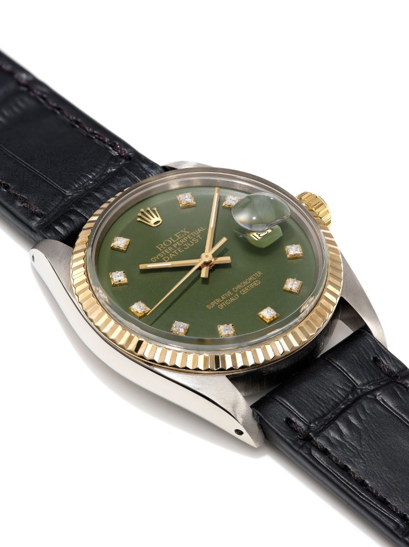 Reworked Vintage Stainless Steel Rolex Datejust Watch